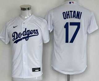 Youth Los Angeles Dodgers #17 Shohei Ohtani White Cool Base Jersey,We sell and wholesale Youth Los Angeles Dodgers #17 Shohei Ohtani White Cool Base Jersey on line form chian!